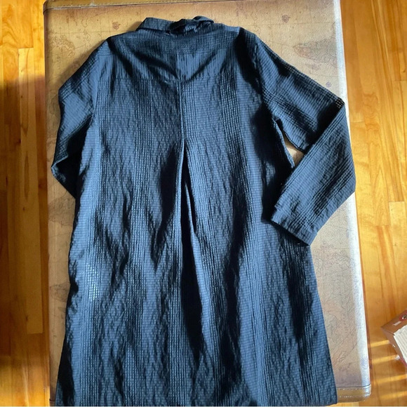 ZARA Basic, Black lace long shirt, size medium - Picture 8 of 8